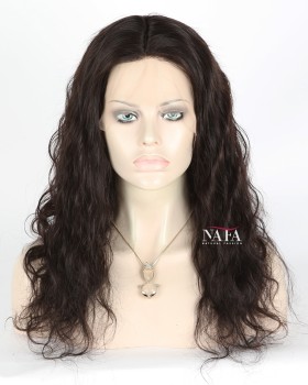 Real Natural Looking 18 Inches Natural Malaysian Hair Wig