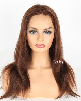 Yaki Human Hair Color 4 Wig