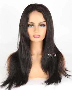 Yaki Human Hair Wig For Large Size Head