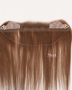 12-Inch Light Brown Hairline Toupee for Receding Hairline