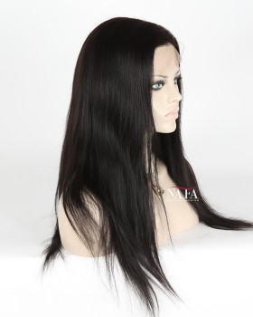 130 Density Straight Wig in Color 1B