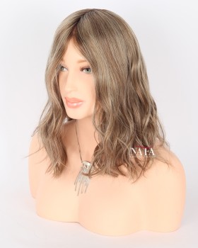 14-inch-human-hair-mid-length-bob-wavy-wigs-lace-front-mono-top