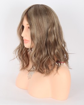 14-inch-human-hair-mid-length-bob-wavy-wigs-lace-front-mono-top