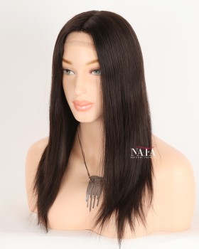 14-Inch Dark Brown Wear and Go Glueless Wig