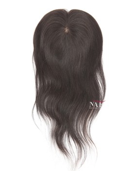 14 Inch Short Silk Female Hair Topper for Thinning Hair Crown