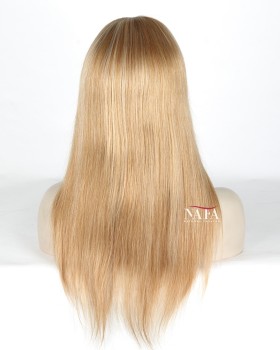 16-inch-blonde-front-highlight-streaks-straight-hair-wig
