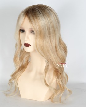 16-inch-blonde-wavy-glueless-human-hair-wig