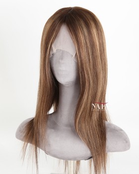 16-inch-brown-with-blonde-highlight-straight-hair-wig