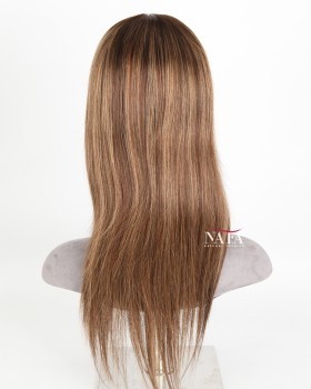 16-inch-brown-with-blonde-highlight-straight-hair-wig