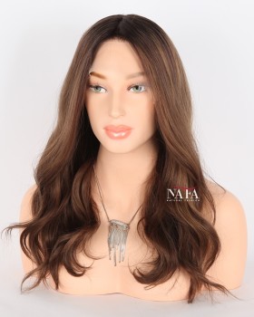 16-inch-european-hair-dark-roots-light-brown-curly-wig