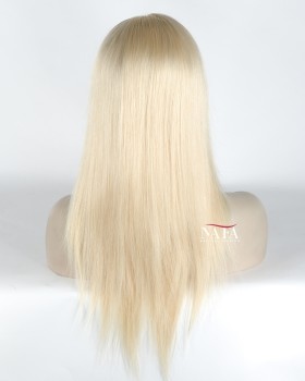 16-inch-mid-length-platinum-blonde-white-human-hair-wig-for-Blondes