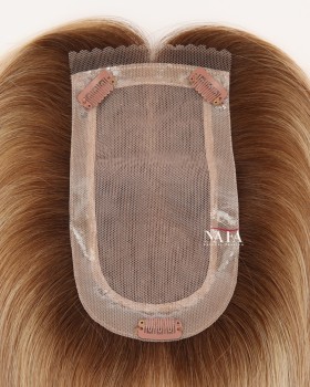 16-Inch Blonde Silk Top Hair Topper for Top Of the Head Hair Loss