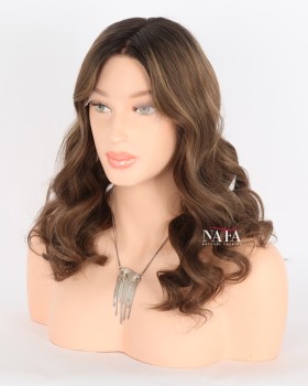 16-Inch Ombre Hd Lace Real Human Hair Wigs for Women