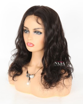 16 Inch Body Wave Lace Front Human Hair Wig