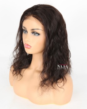 16 Inch Body Wave Off Black Lace Front Wig