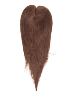 16 Inch Brown Small Clip In Female Hair Pieces