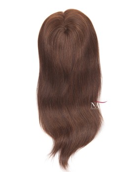 16 Inch European Mono Top Hair Topper Real Hair for Hair loss