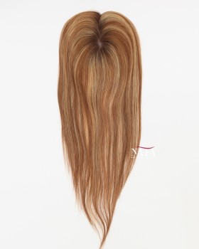 16 Inch Realistic Small Hair Topper for Thinning Hair