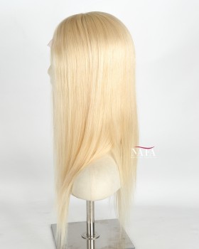18-inch-long-blonde-613-wig-human-hair-straight-wig 
