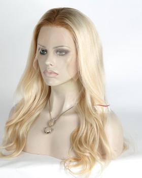 18-inch-long-blonde-slight-wave-wavy-human-hair-wig