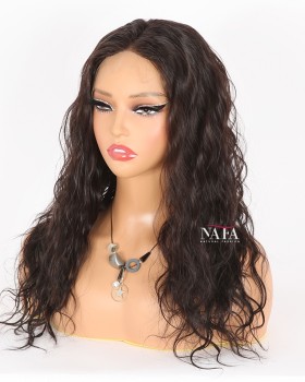 18-Inch Loose Wave Inexpensive African American Human Hair Wig