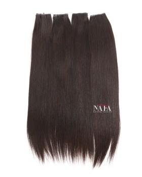 18 Inch Brazilian Straight Hair Color 2# Genius Weft 