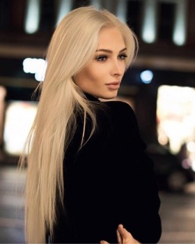 20 Inch Straight 613 Blonde Human Hair Wig