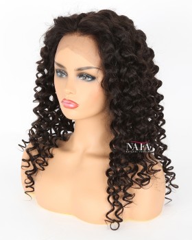 24 Inch Wig Length Curly Wig 180 Density Lace Front Wig
