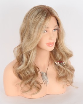 18-inch-long-blonde-beach-wave-glueless-human-hair-wig
