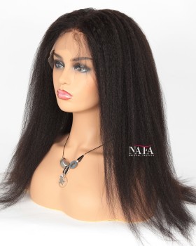 Coarse Yaki Straight Wigs for Black Women