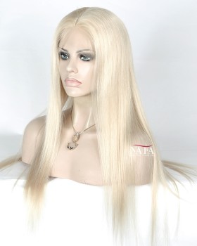 Long White Human Hair Wigs For White Women