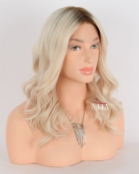 14-inch-mid-length-wavy-ombre-brown-to-blonde-hair-wig