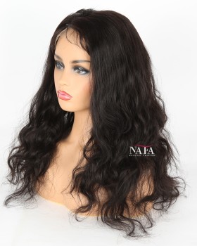 Natural Wave Large Cap Size Real Hair Wig