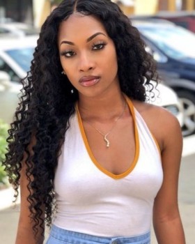 5x5 Closure Wig Deep Body Wave Curly Style Closure Wig 