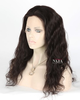 Real Natural Looking 18 Inches Natural Malaysian Hair Wig