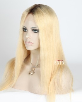 16-inch-realistic-brown-roots-blonde-human-hair-glueless-lace-front-wig 