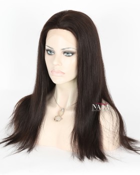 Straight Brazilian Wig Full Lace Glueless Straight Hair Glueless Full Lace Wigs With Silk Top 