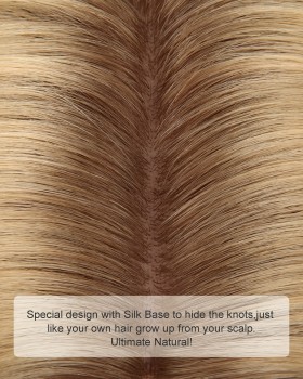 Top Fashion Blonde Ombre Human Hair Wig 