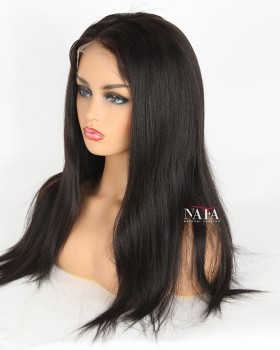 Yaki Human Hair Wig For Large Size Head