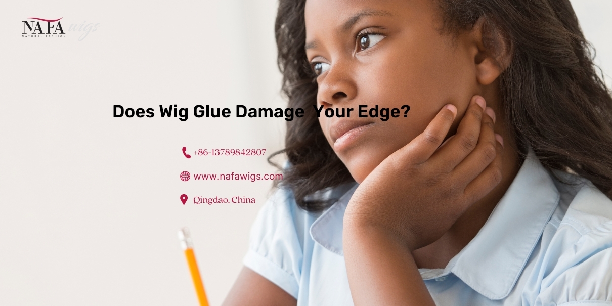 Blog Does Wig Glue Damage Your Edge? Blog